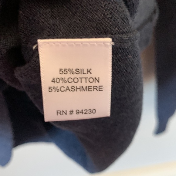 Paul Fredrick Silk and Cashmere Blend Sweater Size XL - Picture 3 of 3